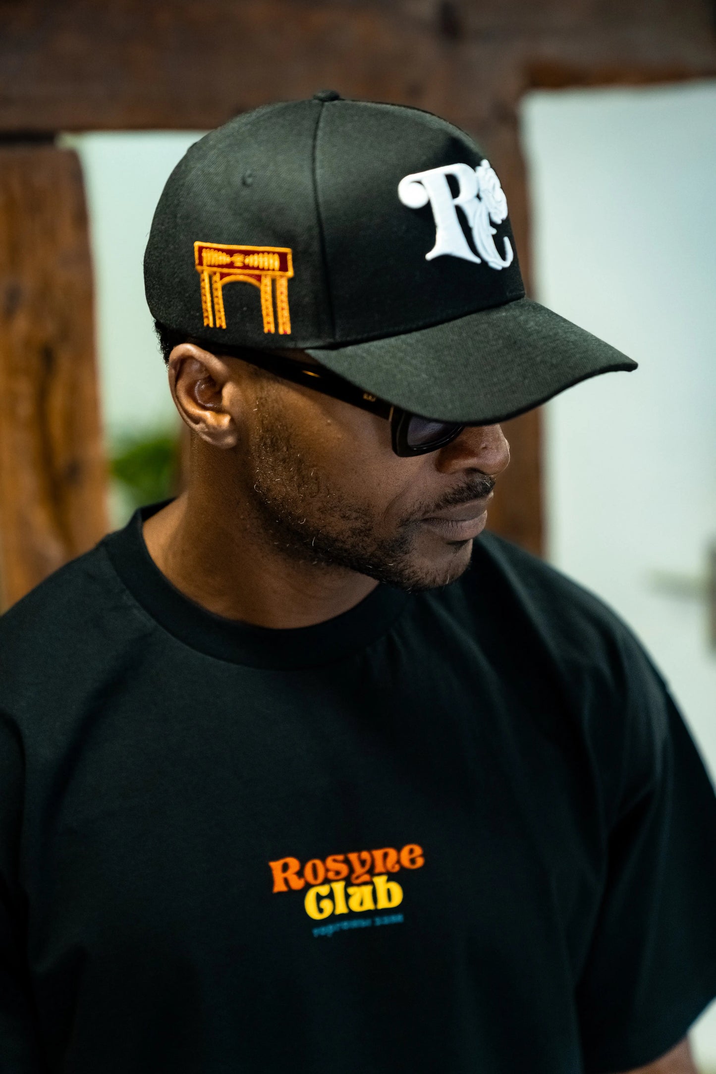 Casquette RC Cauris Black Rosyne rosyneclub