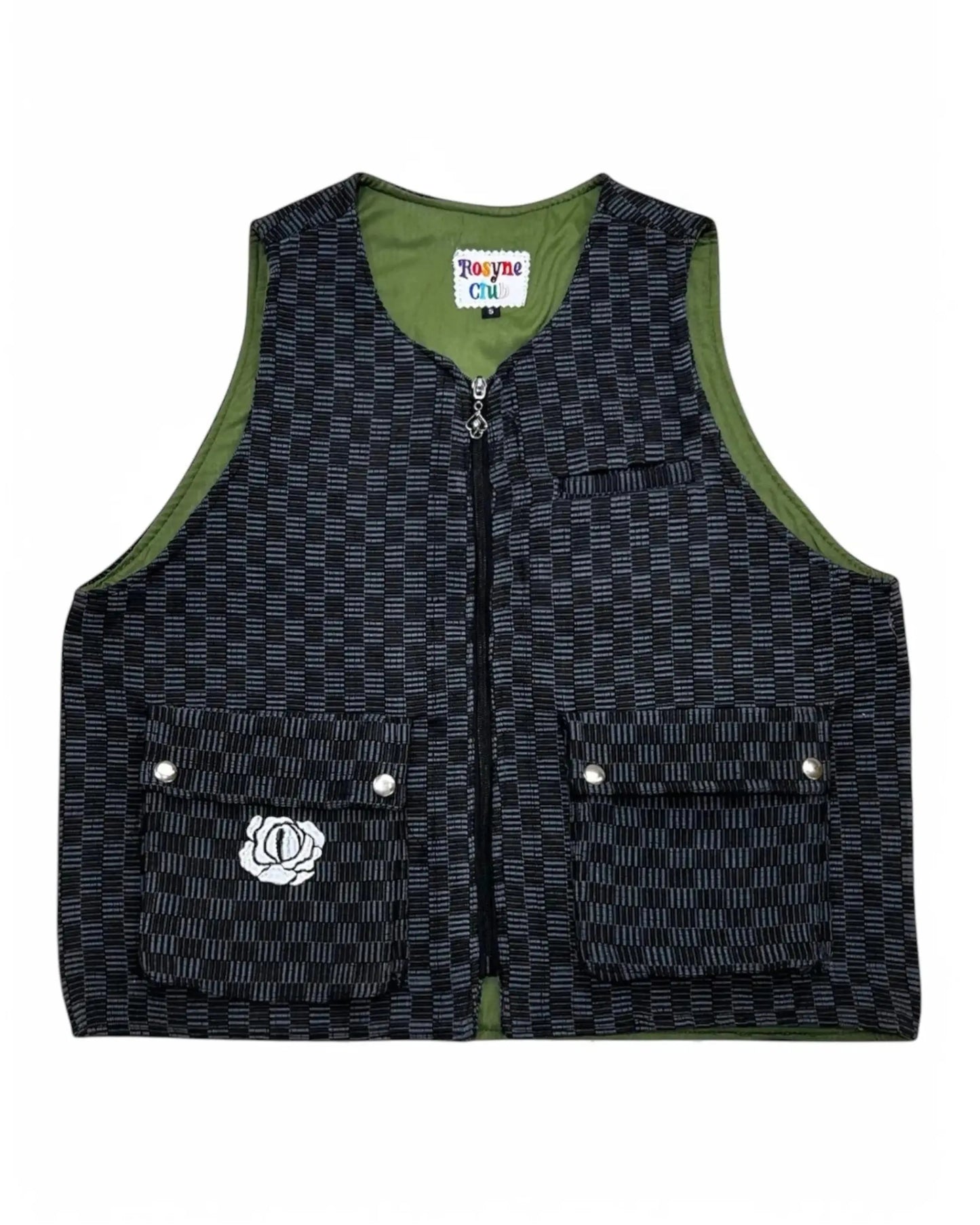 Gilet Kanvô Damier Noir rosyneclub