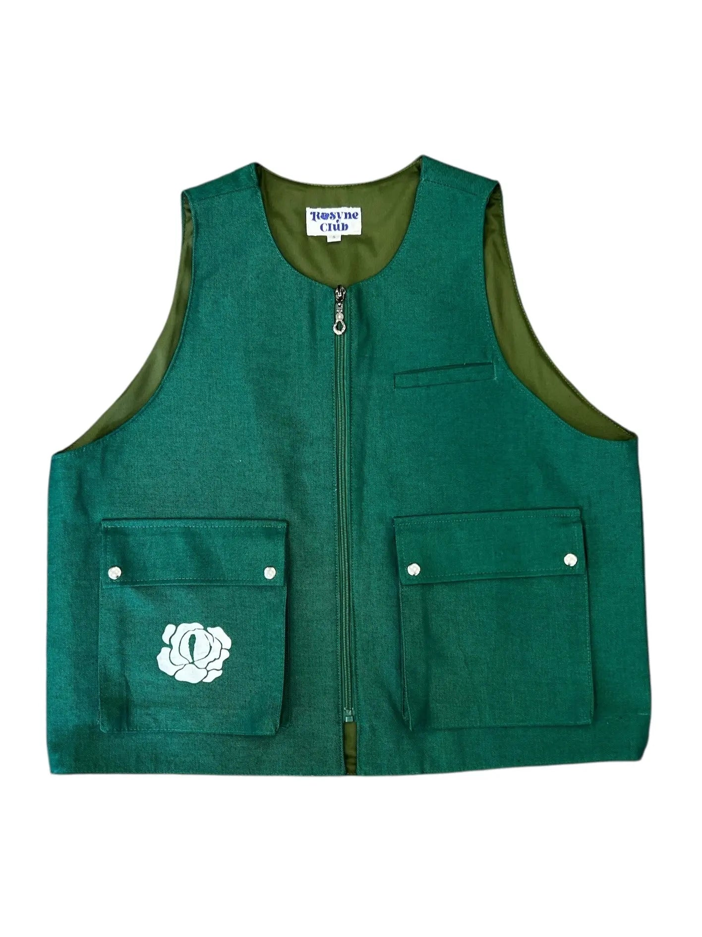 Gilet Rosyne Denim Grey rosyneclub