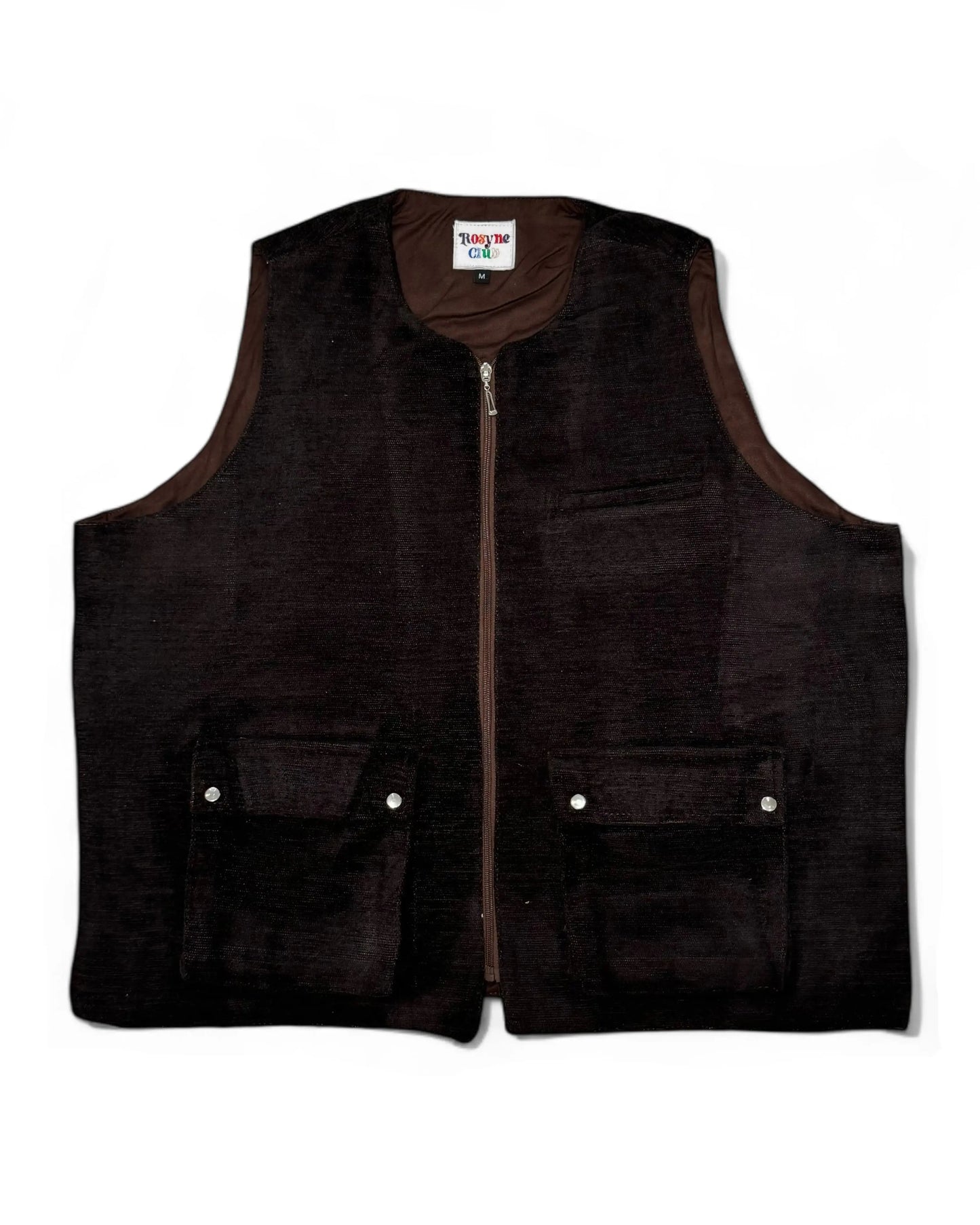 Gilet Velvet Brown rosyneclub
