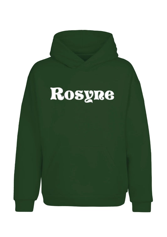 Hoodie Flowers Green - Rosyne Club