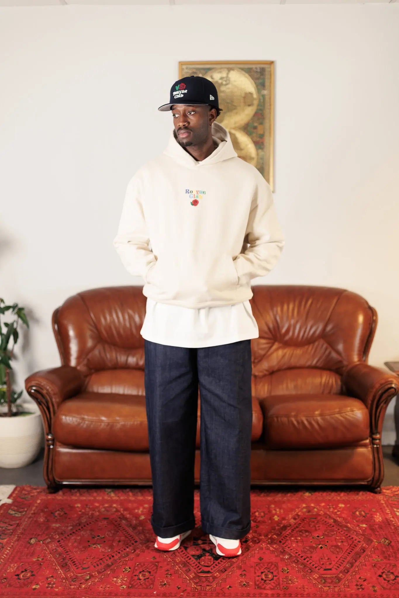 Hoodie Van Gogh Beige - Rosyne Club