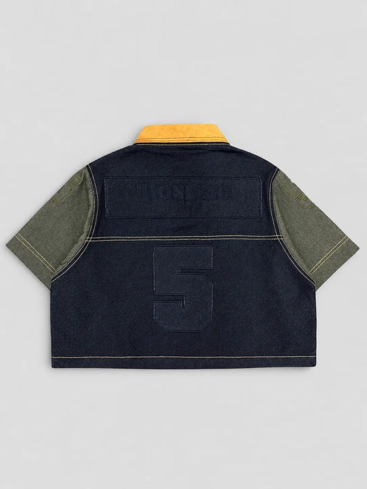 Maillot US Football Rosyne 5 Denim Patchwork rosyneclub