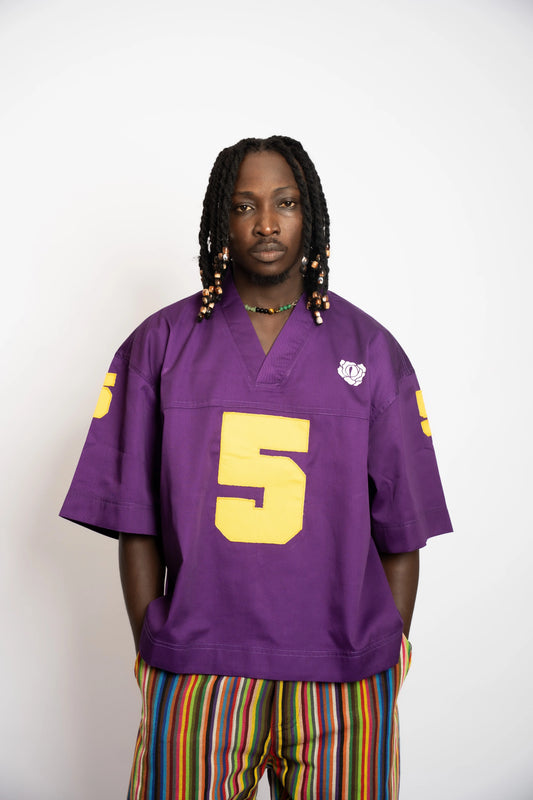 Maillot US Football Rosyne 5 Purple rosyneclub