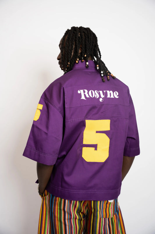 Maillot US Football Rosyne 5 Purple rosyneclub