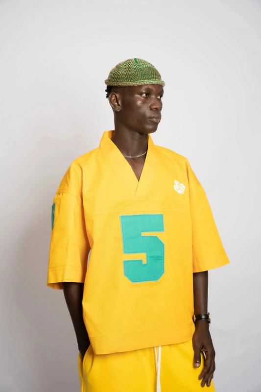 Maillot US Football Rosyne 5 Yellow rosyneclub