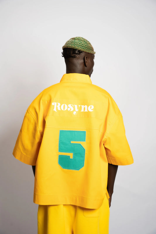 Maillot US Football Rosyne 5 Yellow rosyneclub