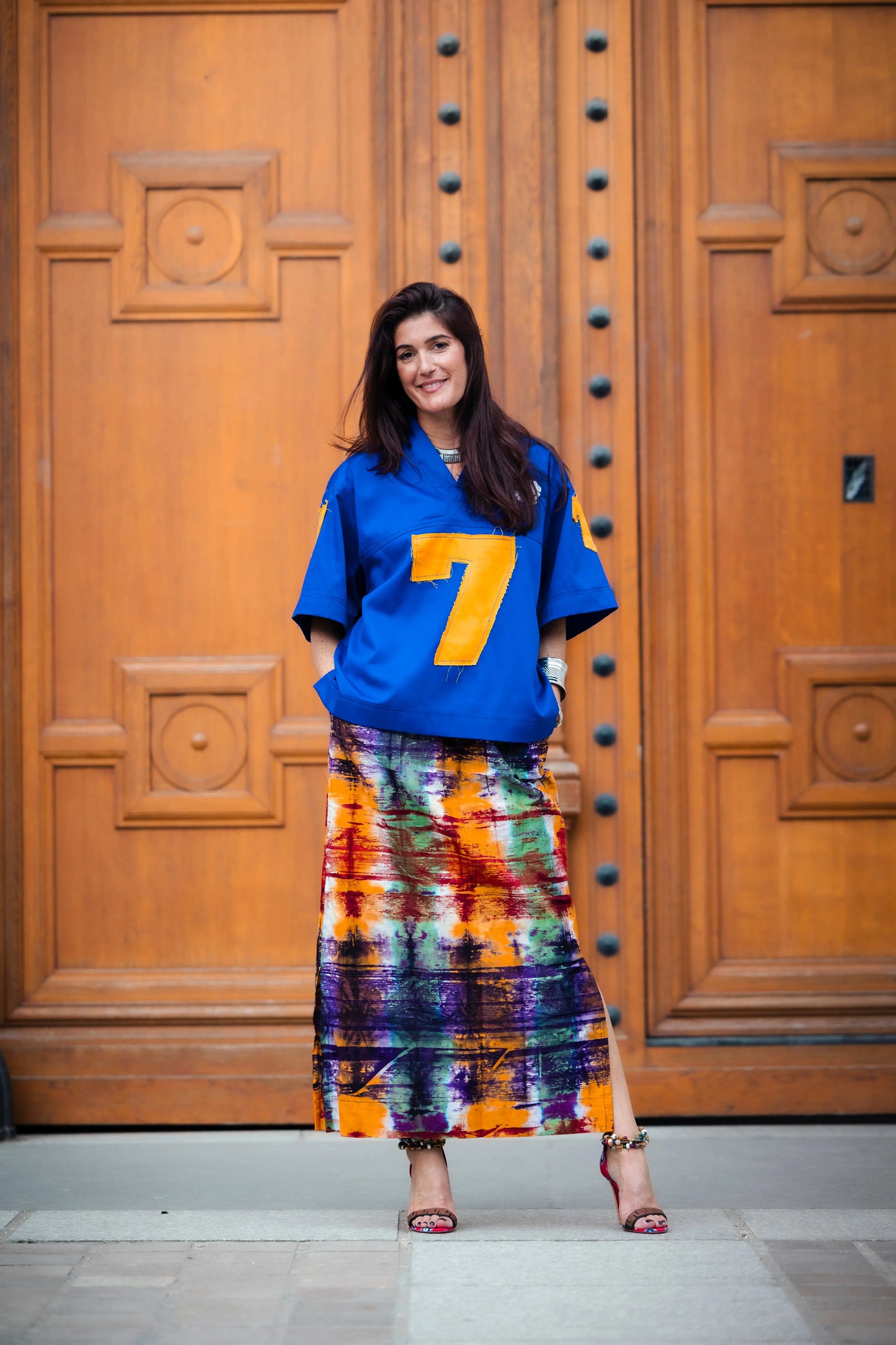 Maillot US Football Rosyne Blue & Yellow rosyneclub