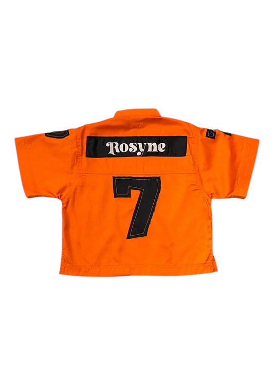 Maillot US Football Rosyne Orange & Black rosyneclub