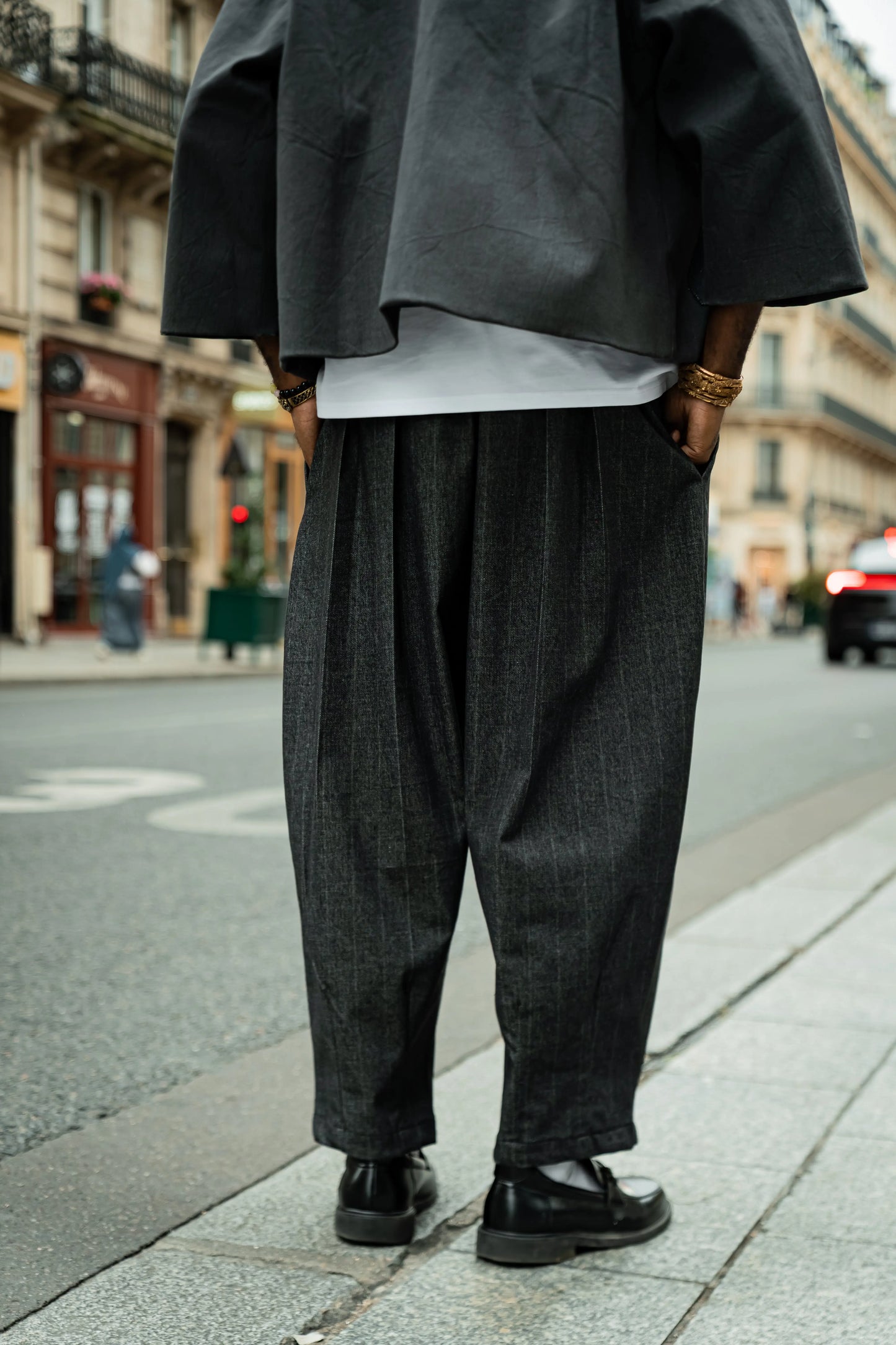 Pantalon Asian Rayé rosyneclub