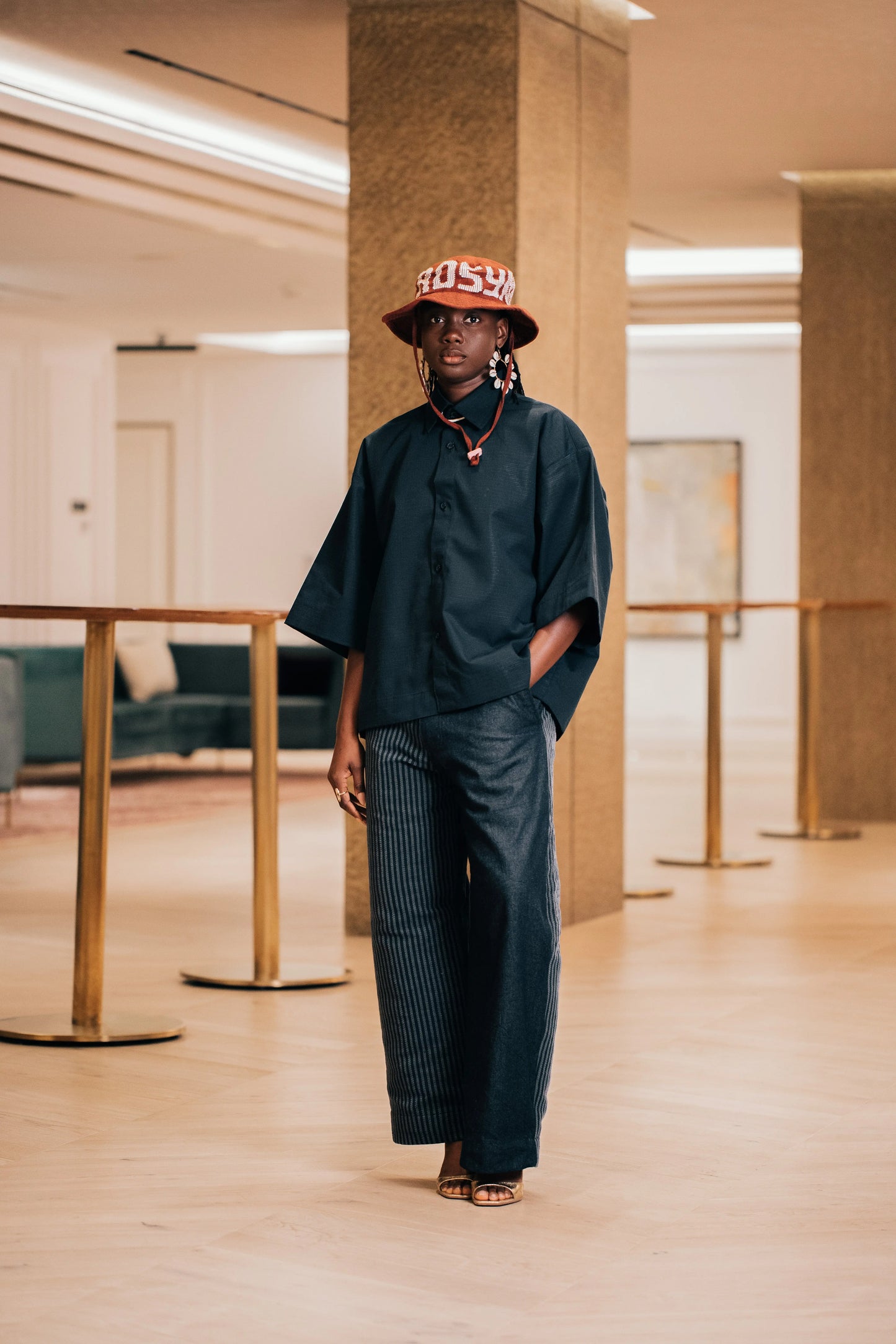 Pantalon Bimatière Kanvô rosyneclub