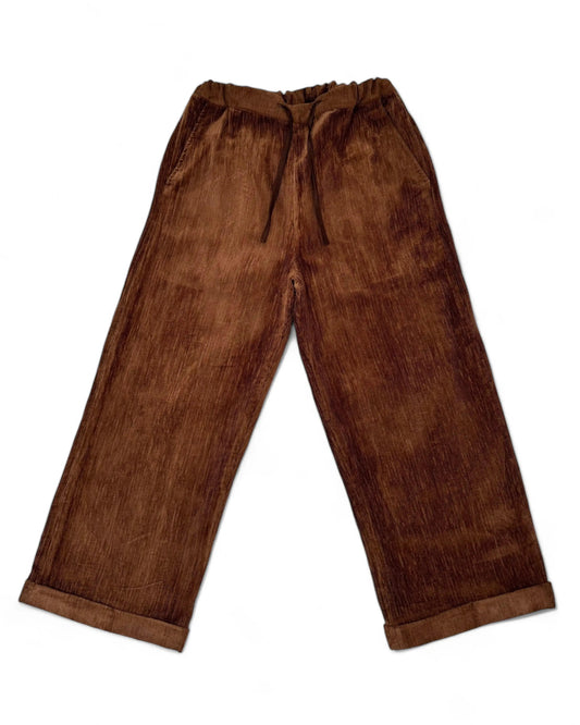 Pantalon Bootcut Velvet Brown rosyneclub
