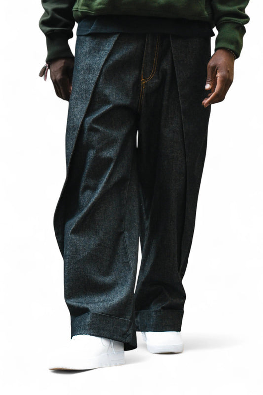 Pantalon Denim Butterfly Black rosyneclub