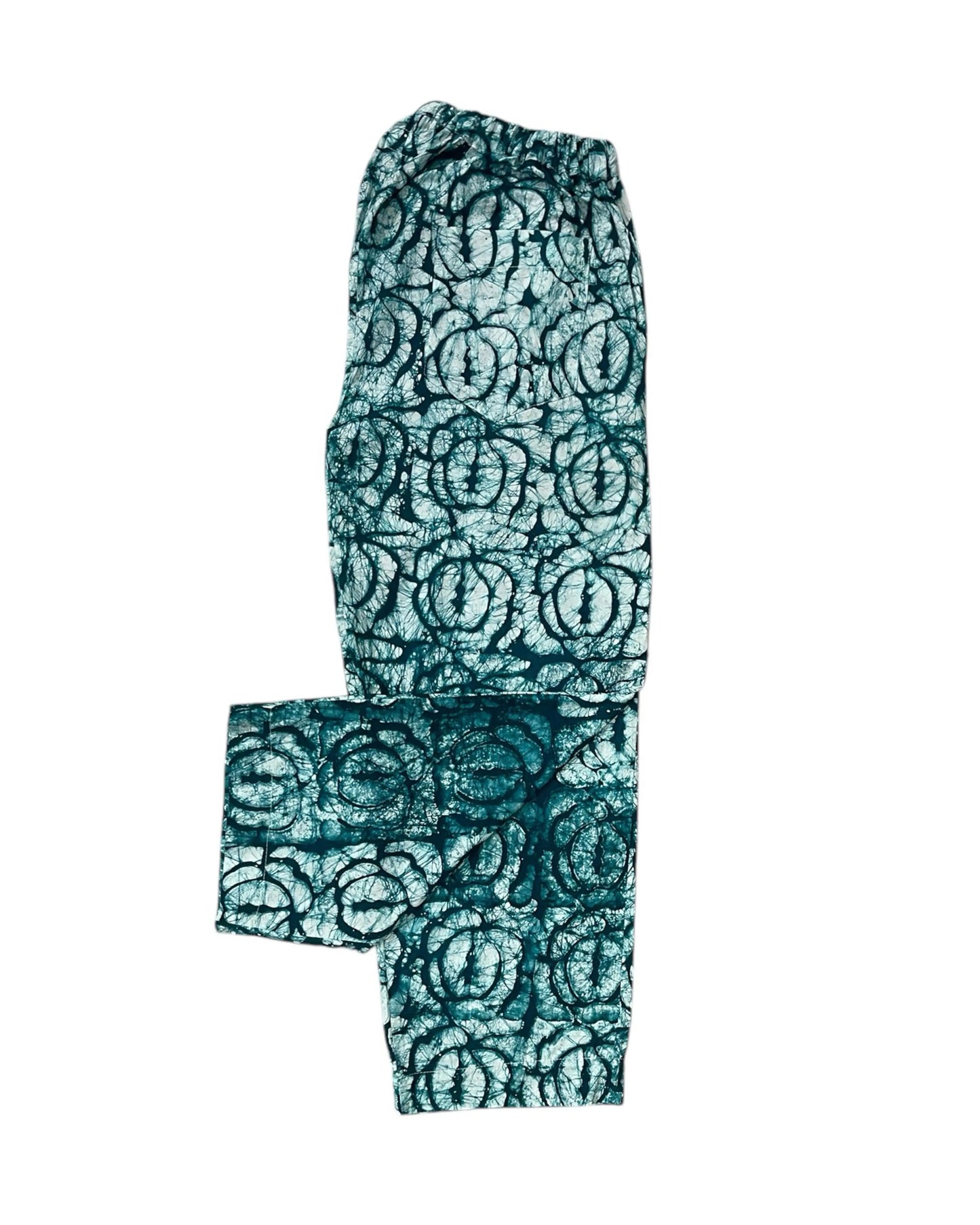 Pantalon Droit Rosyne Green & White rosyneclub