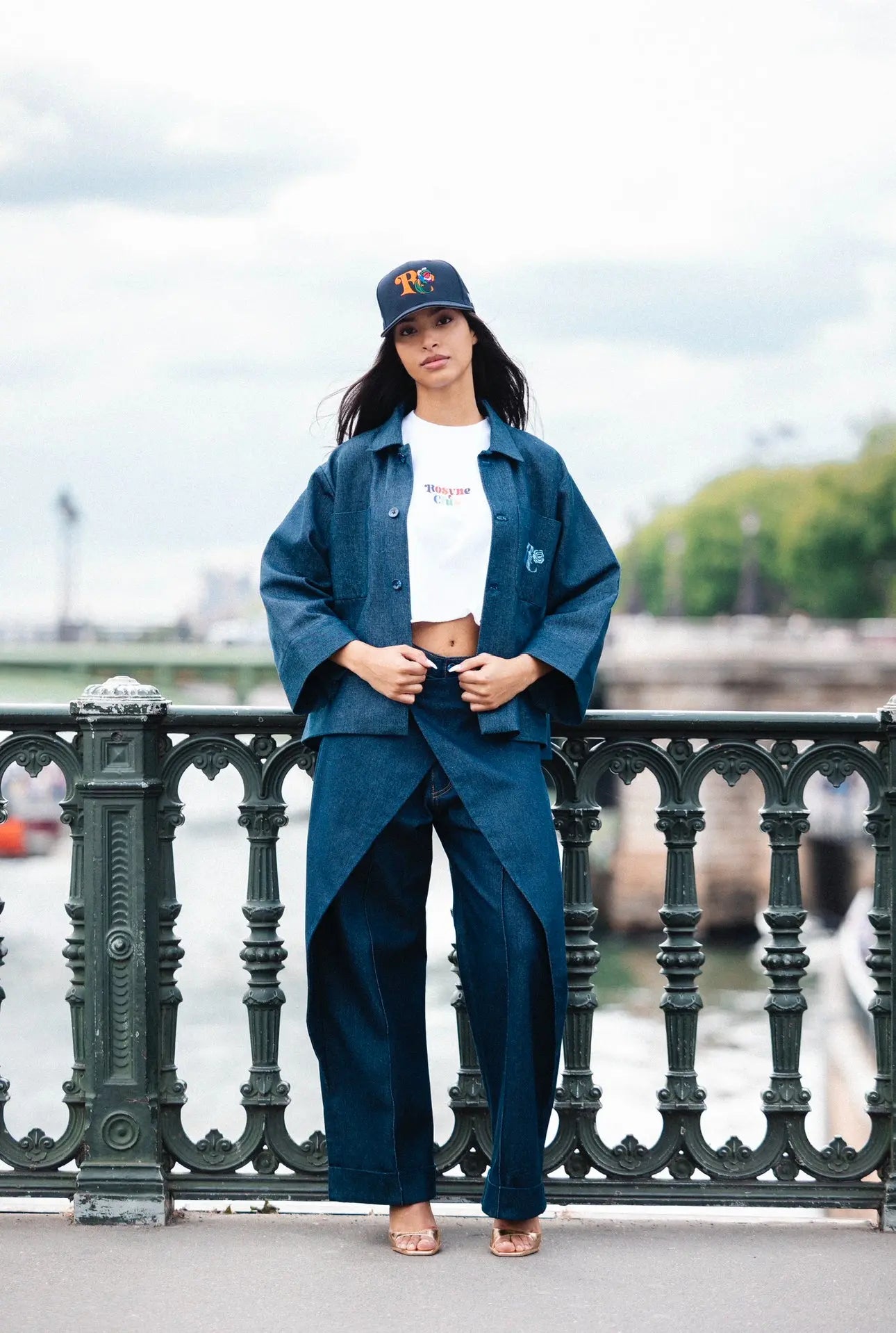 Pantalon Rosyne Cross Denim rosyneclub