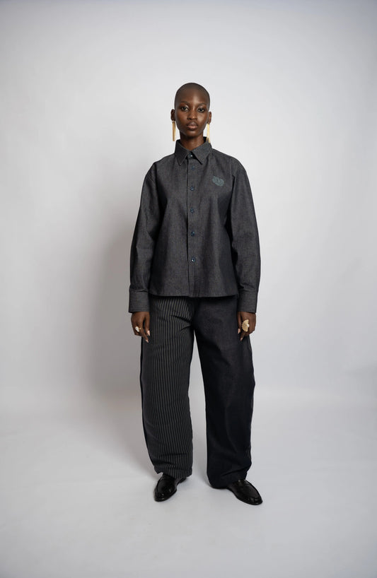 Shirt Rosyne Denim Blue rosyneclub