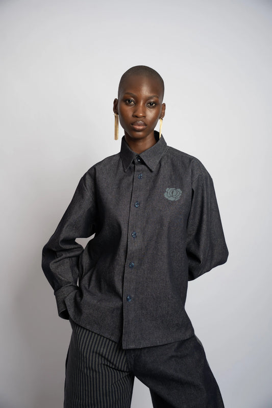 Shirt Rosyne Denim Blue rosyneclub