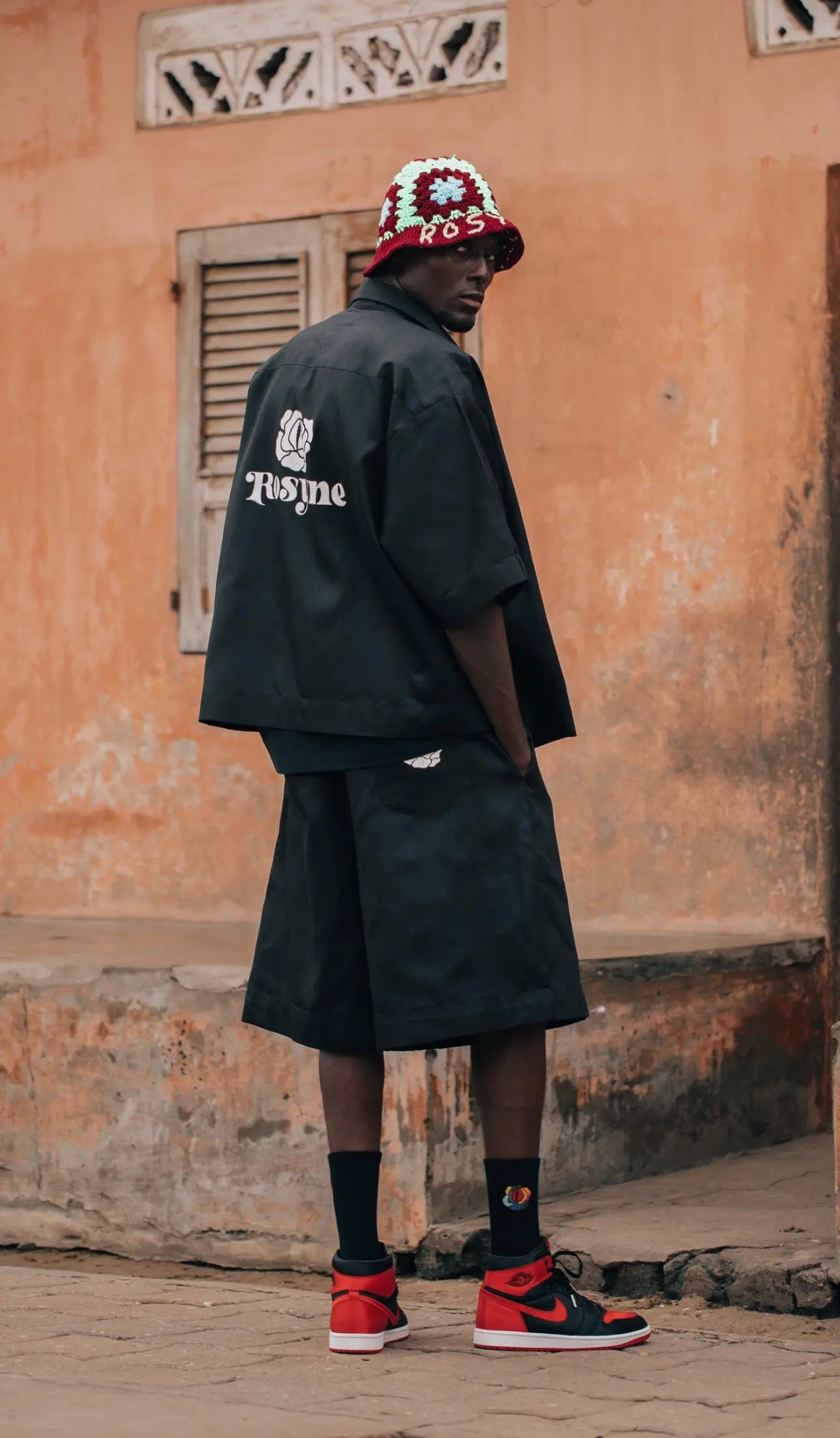 Short Rosyne School Black rosyneclub