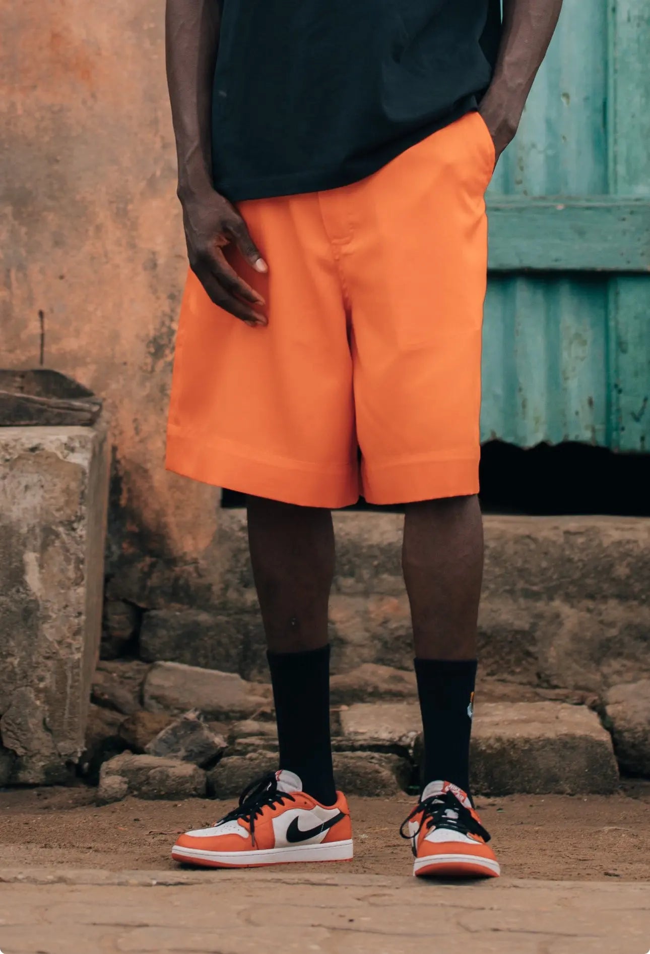 Short Rosyne School Orange rosyneclub