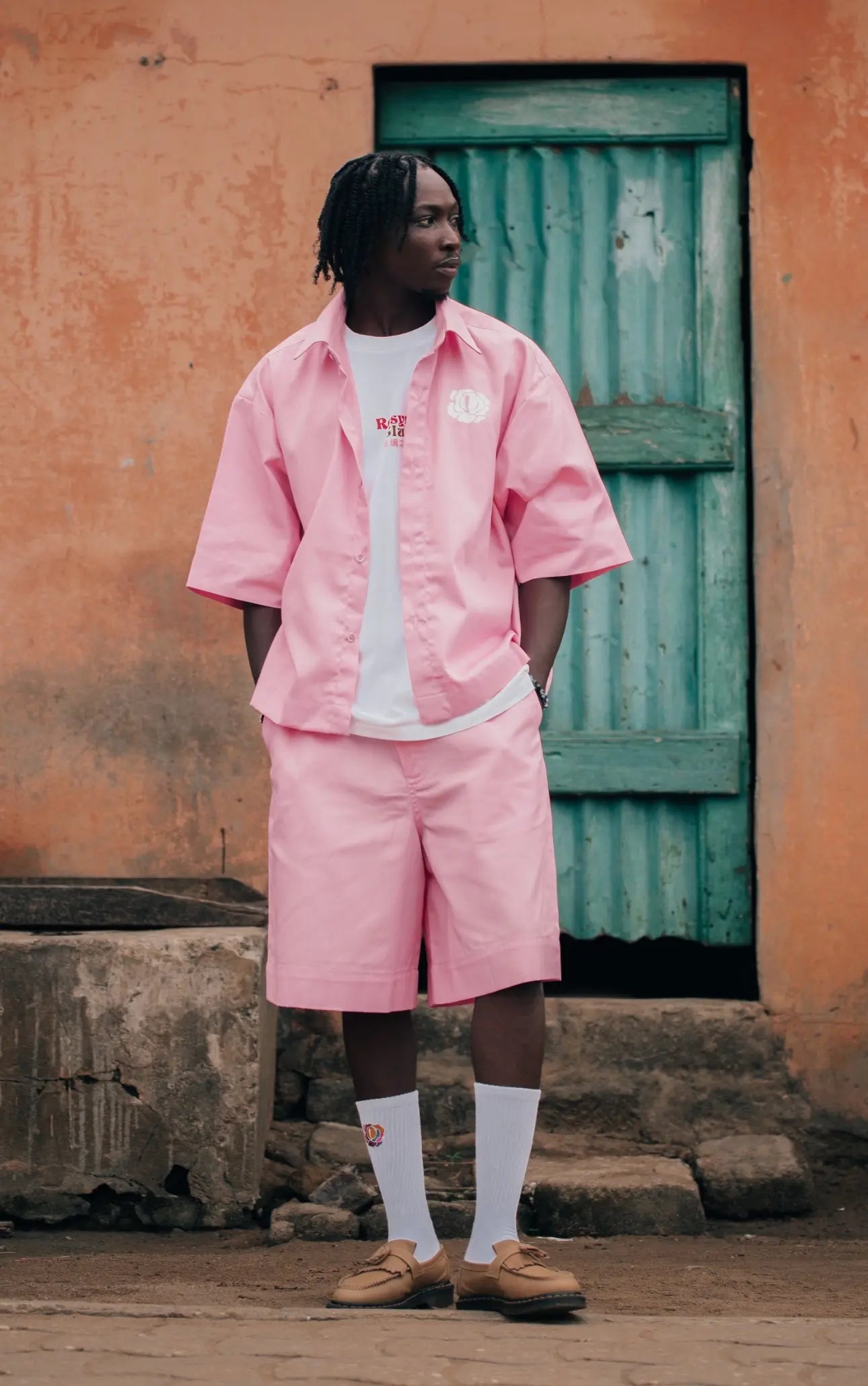 Short Rosyne School Pink rosyneclub