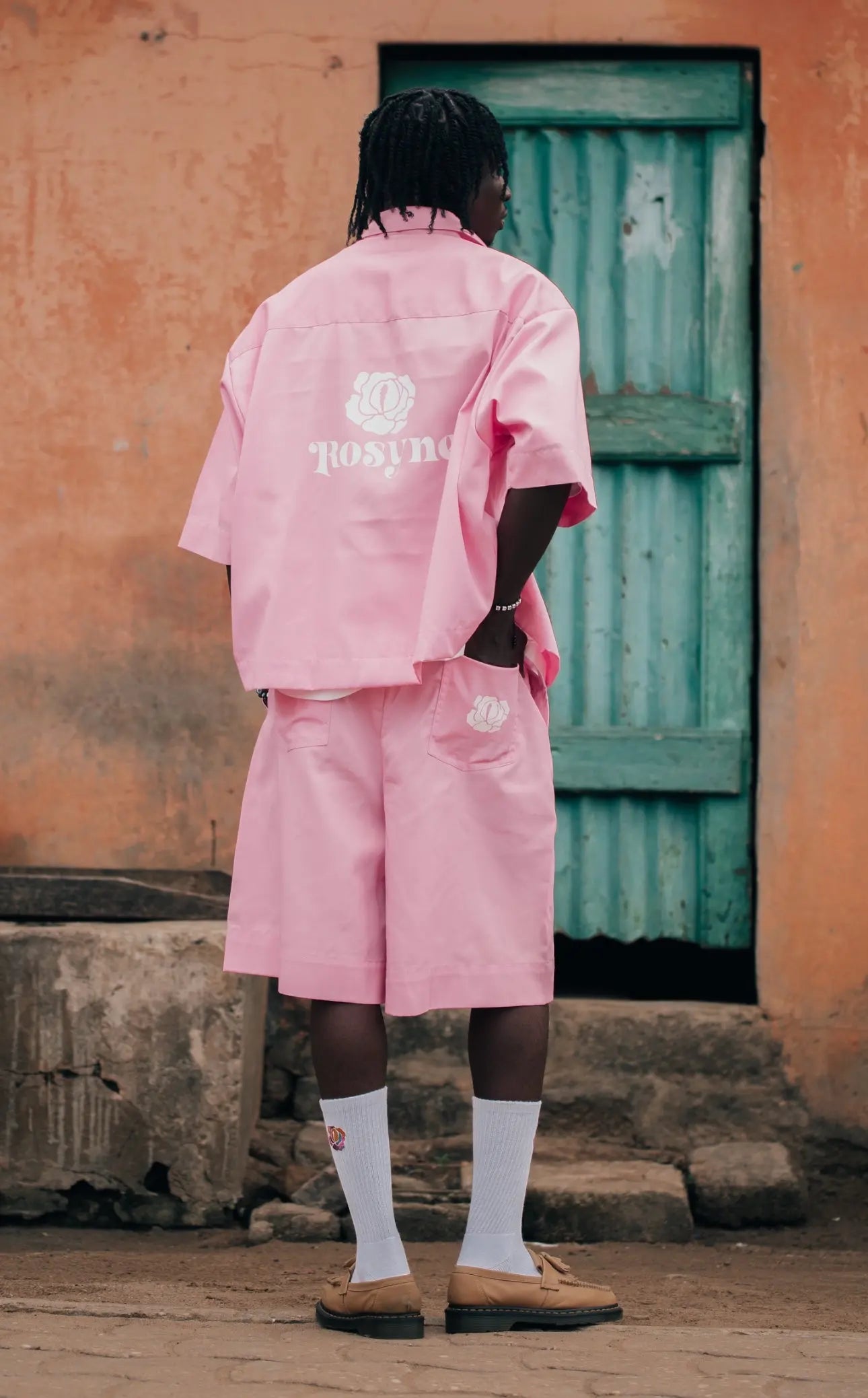 Short Rosyne School Pink rosyneclub