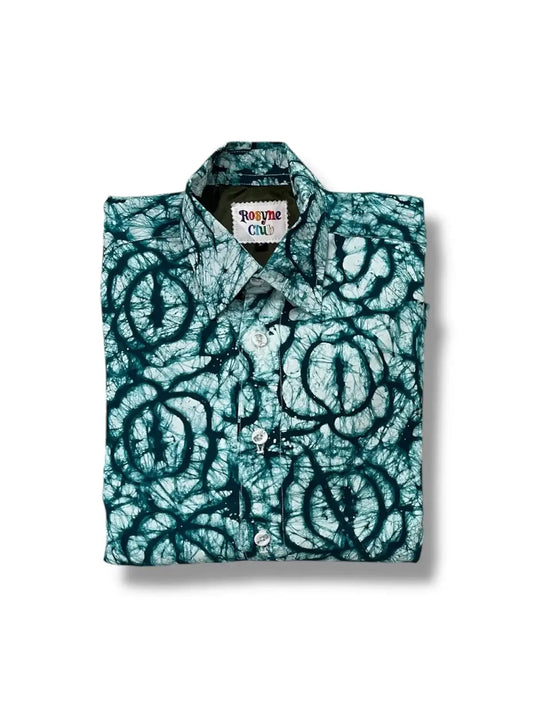 SurChemise Rosyne Green & White rosyneclub