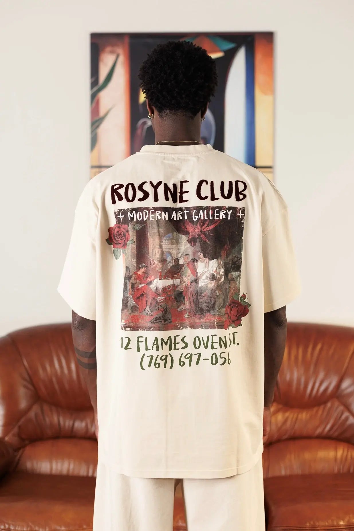 T-shirt Banquet Beige - Rosyne Club