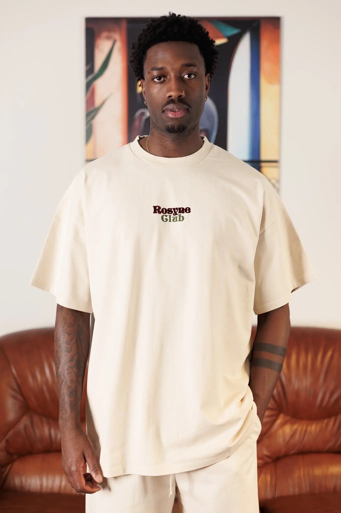 T-shirt Banquet Beige - Rosyne Club