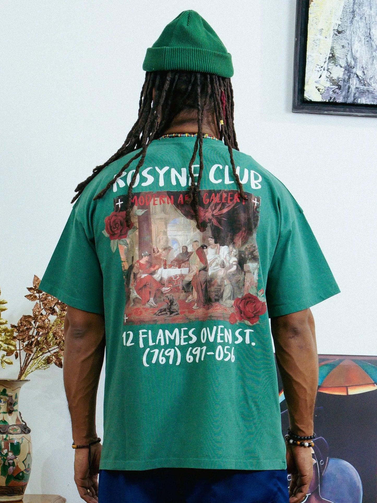 T-shirt Banquet Green - Rosyne Club