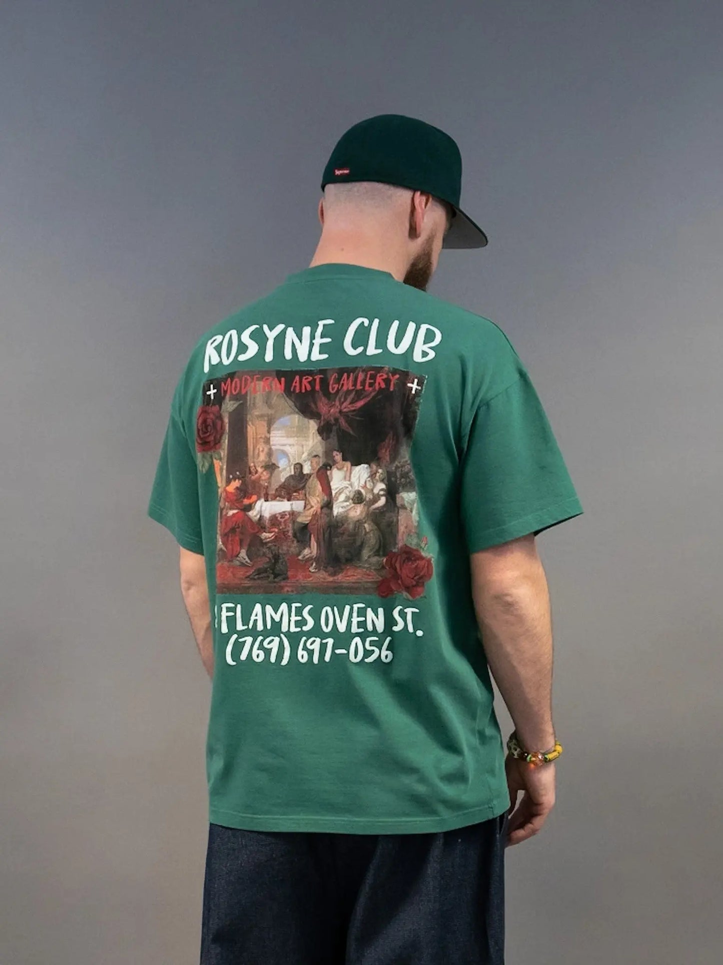 T-shirt Banquet Green - Rosyne Club