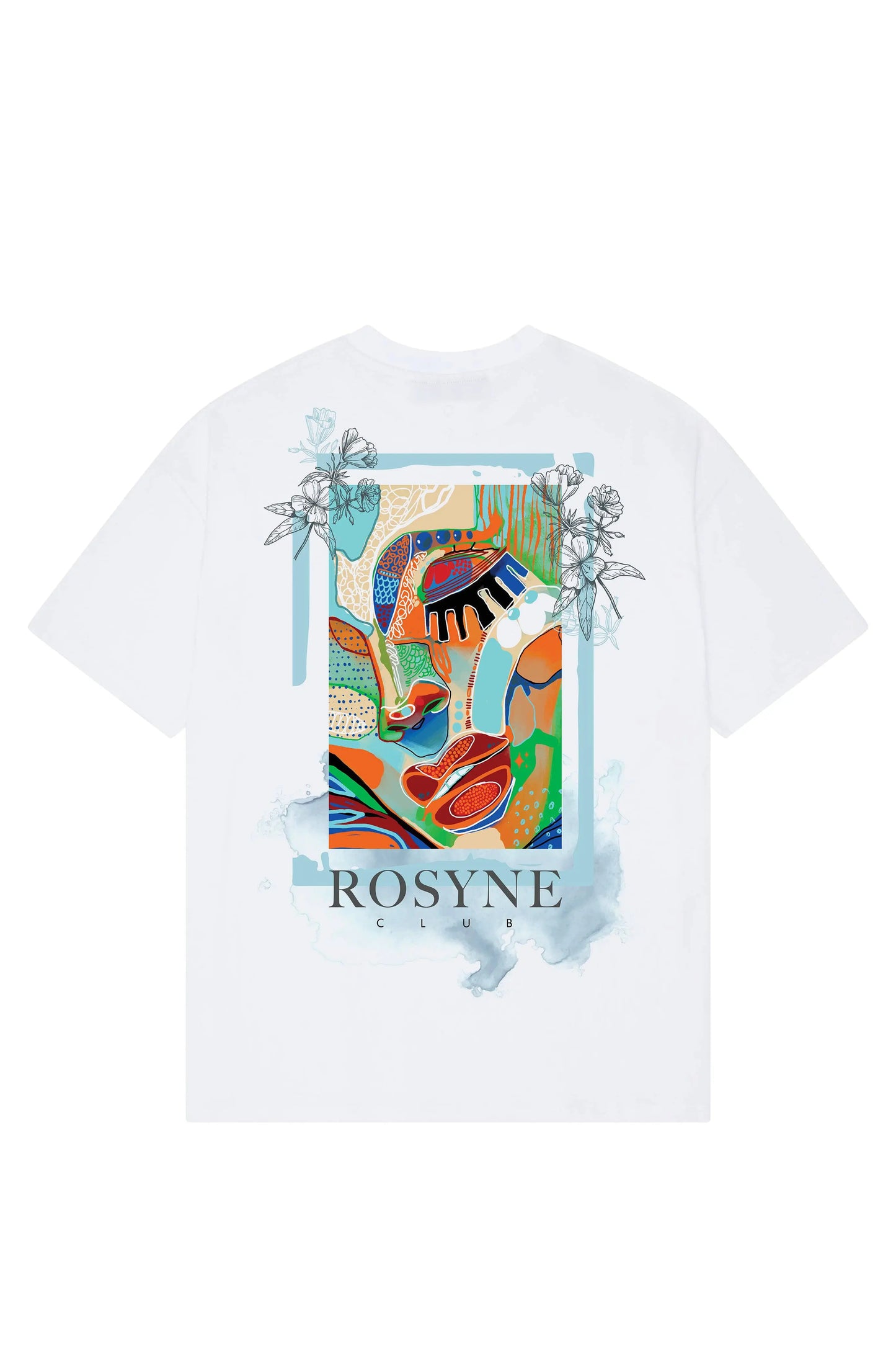 T-shirt Impressionism White - Rosyne Club