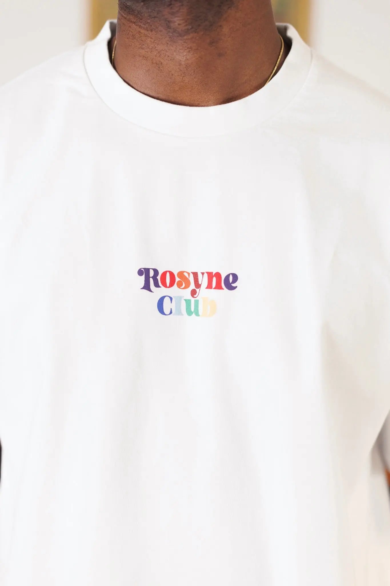 T-shirt Impressionism White - Rosyne Club
