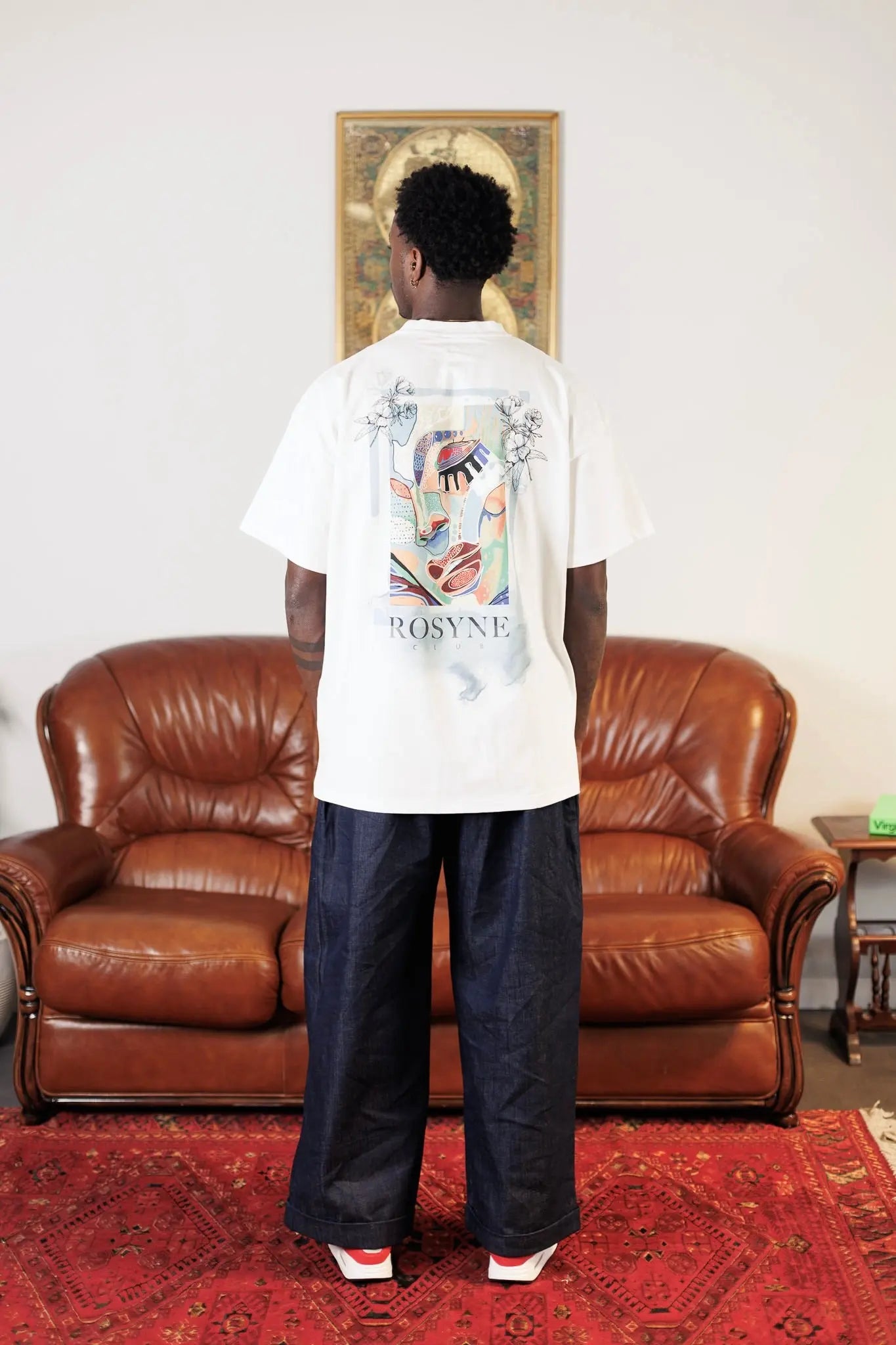 T-shirt Impressionism White - Rosyne Club