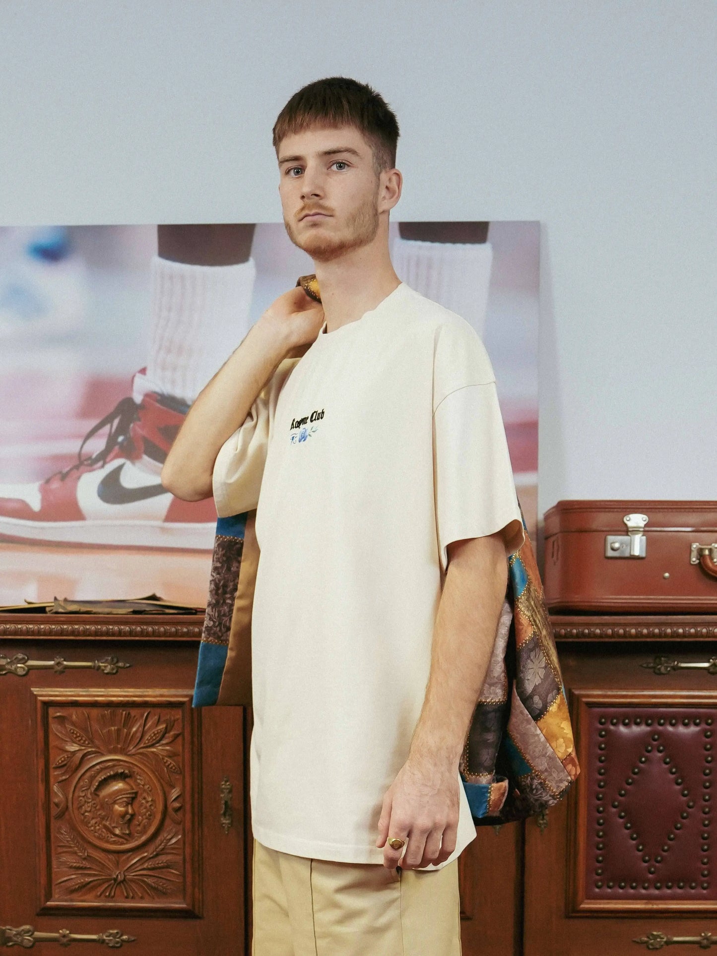 T-shirt Nefertiti Beige - Rosyne Club