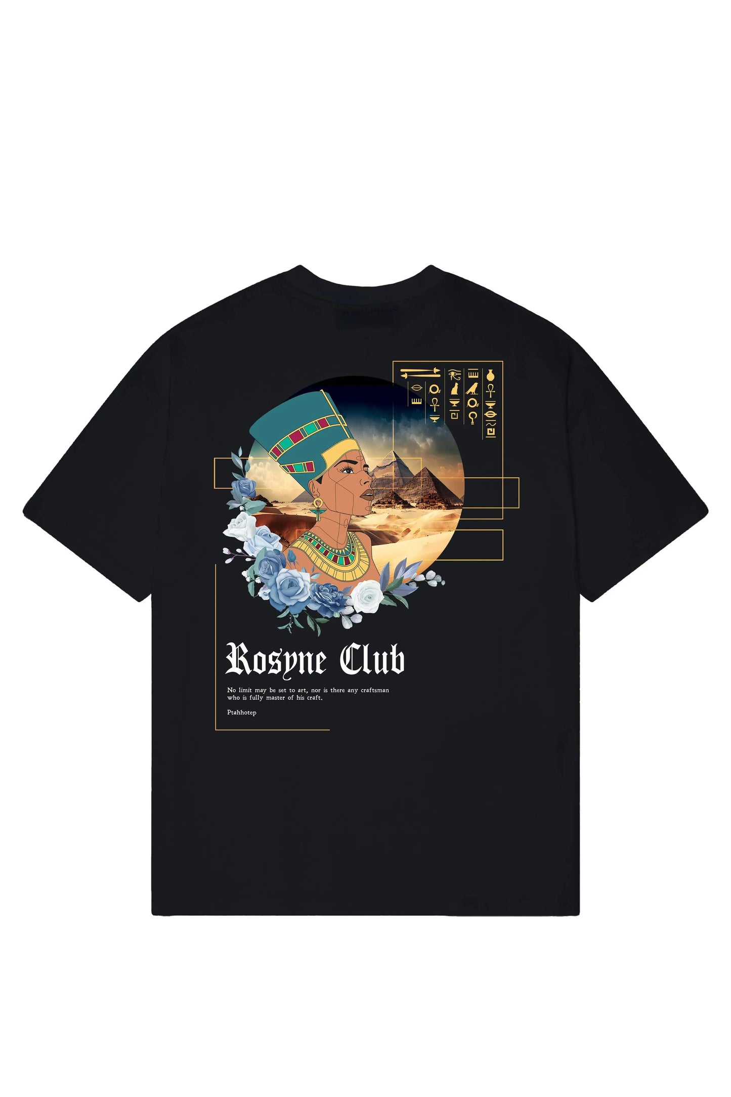 T-shirt Nefertiti Black - Rosyne Club
