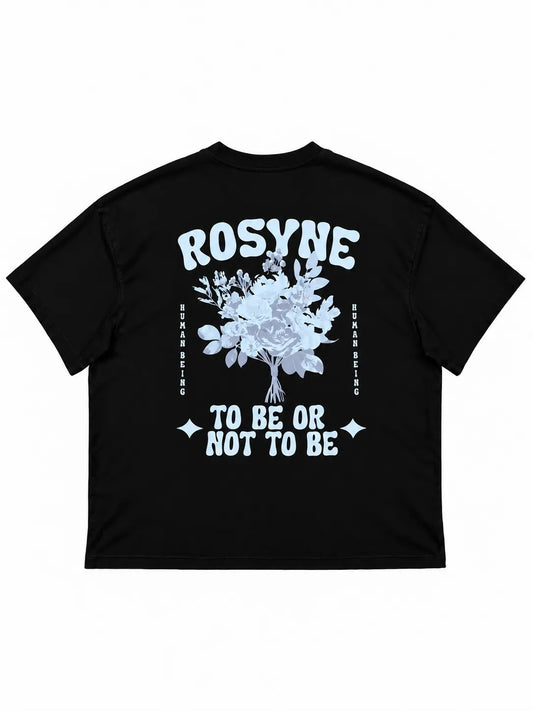 T-shirt Oversize BE OR NOT Black