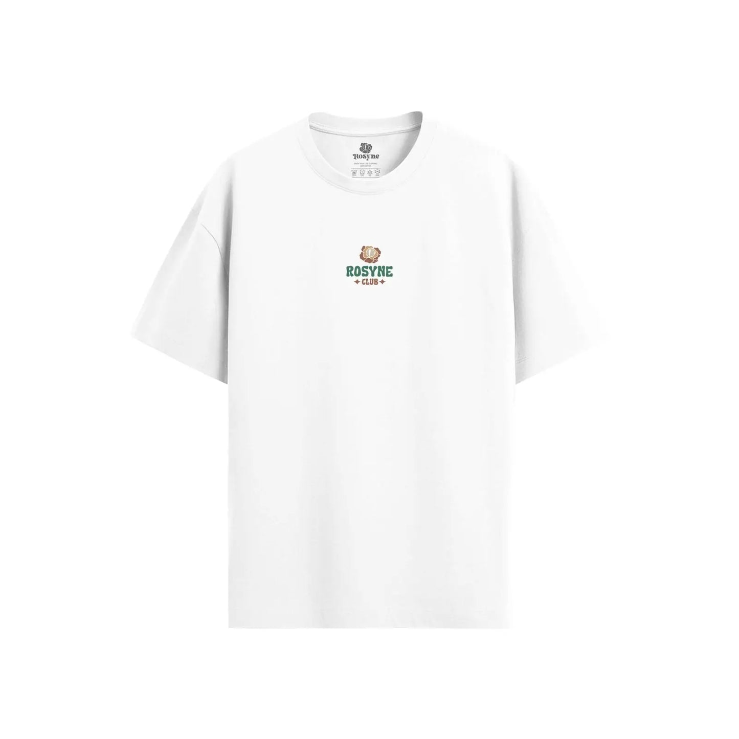 Oversize T-shirt BE OR NOT Green White