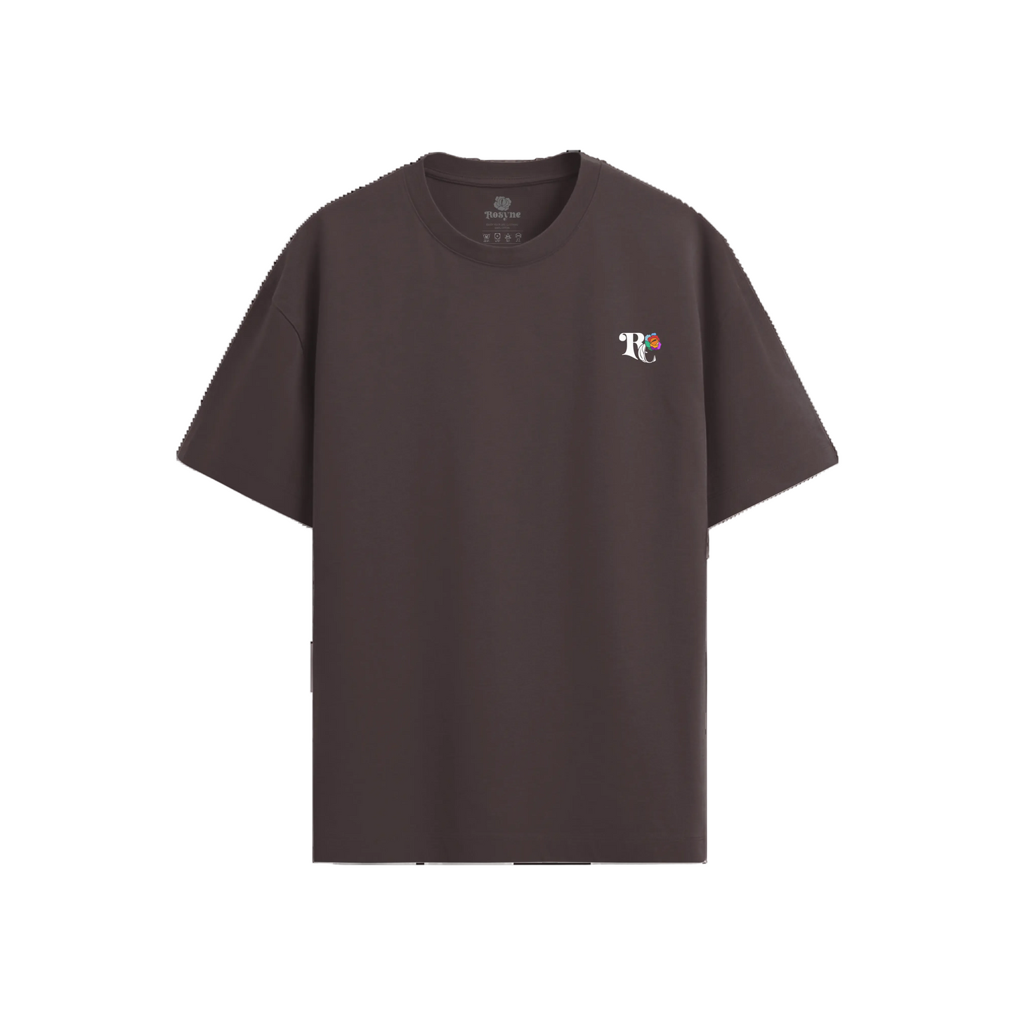 T-shirt Oversize Basic Rosyne Brown