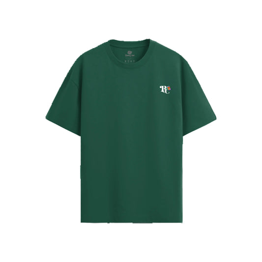 Oversize Basic T-shirt Rosyne Green
