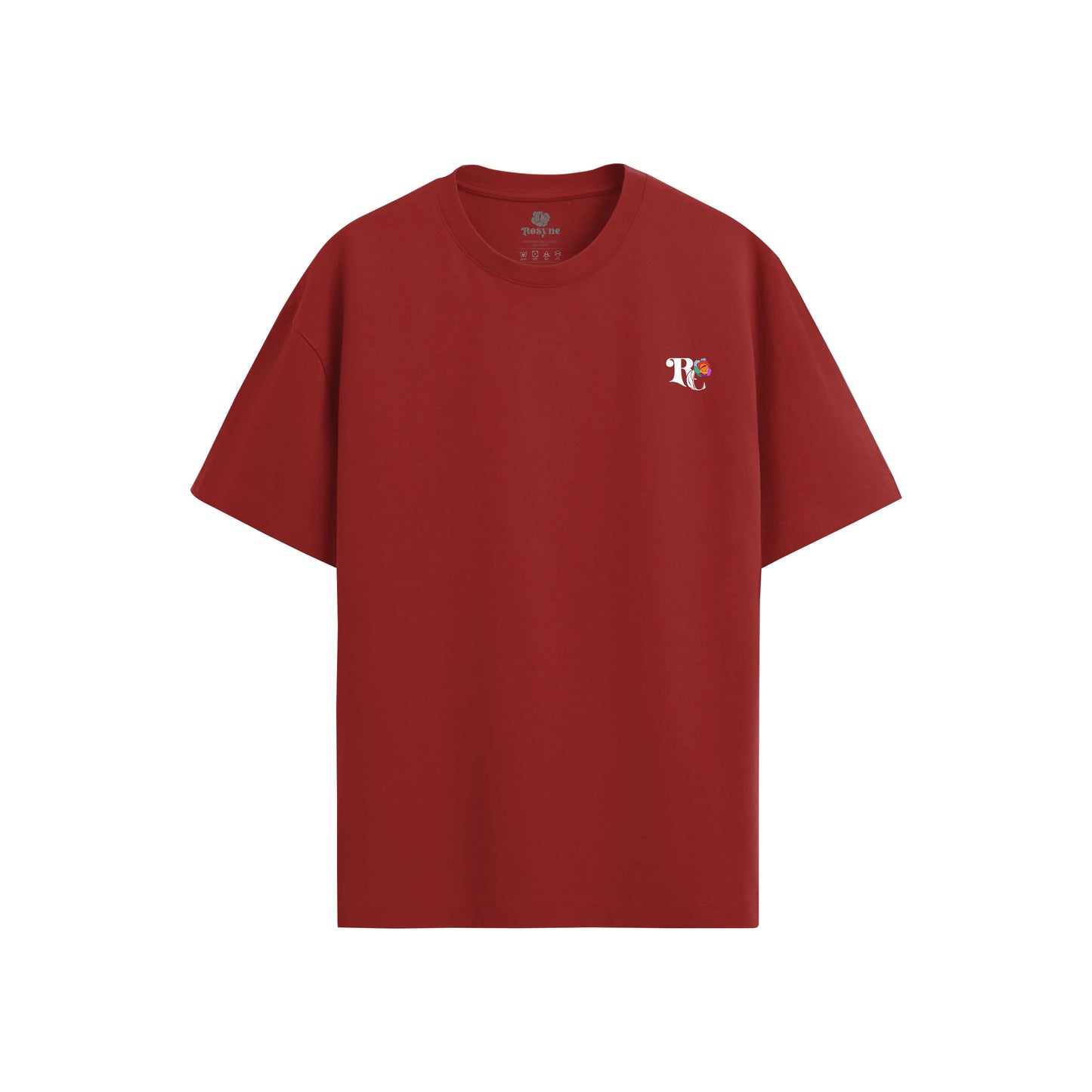 Oversized Basic T-shirt Rosyne Red