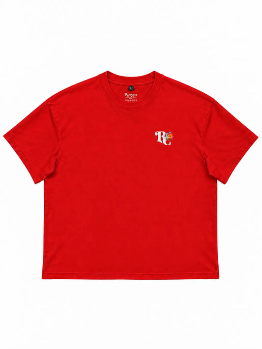T-shirt Oversize Basic Rosyne Red