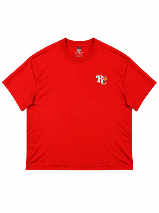 T-shirt Oversize Basic Rosyne Red