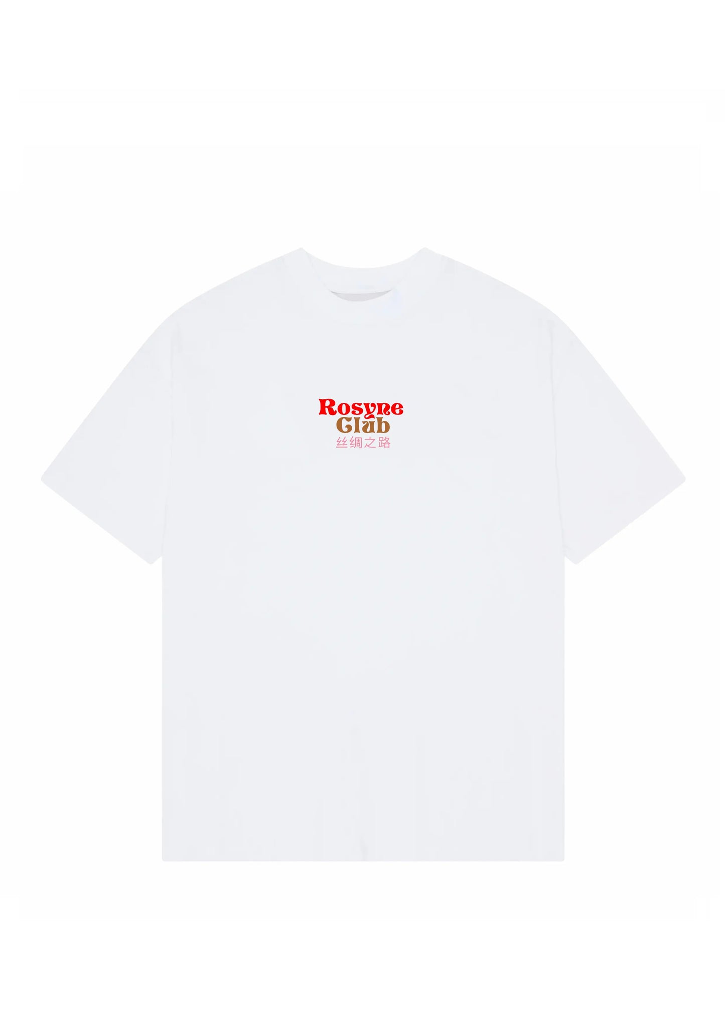 T-shirt Oversize China White rosyneclub