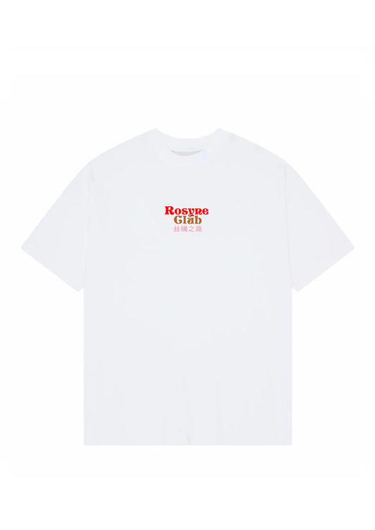 T-shirt Oversize China White rosyneclub