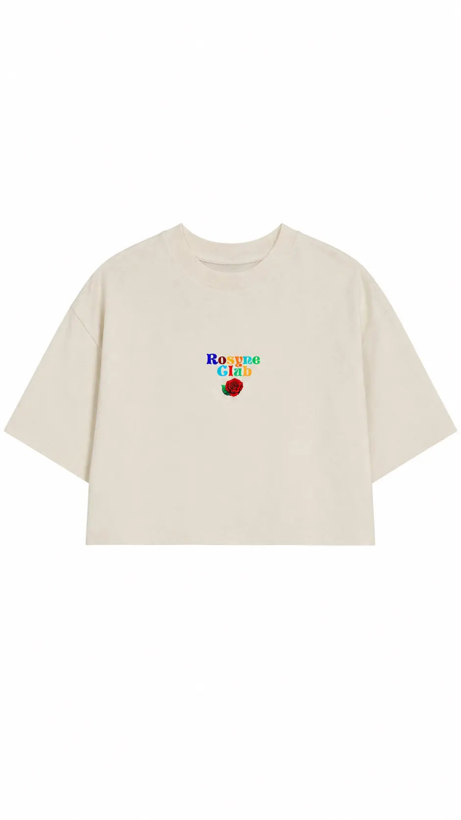 T-shirt Oversize Crop Van Gogh Beige