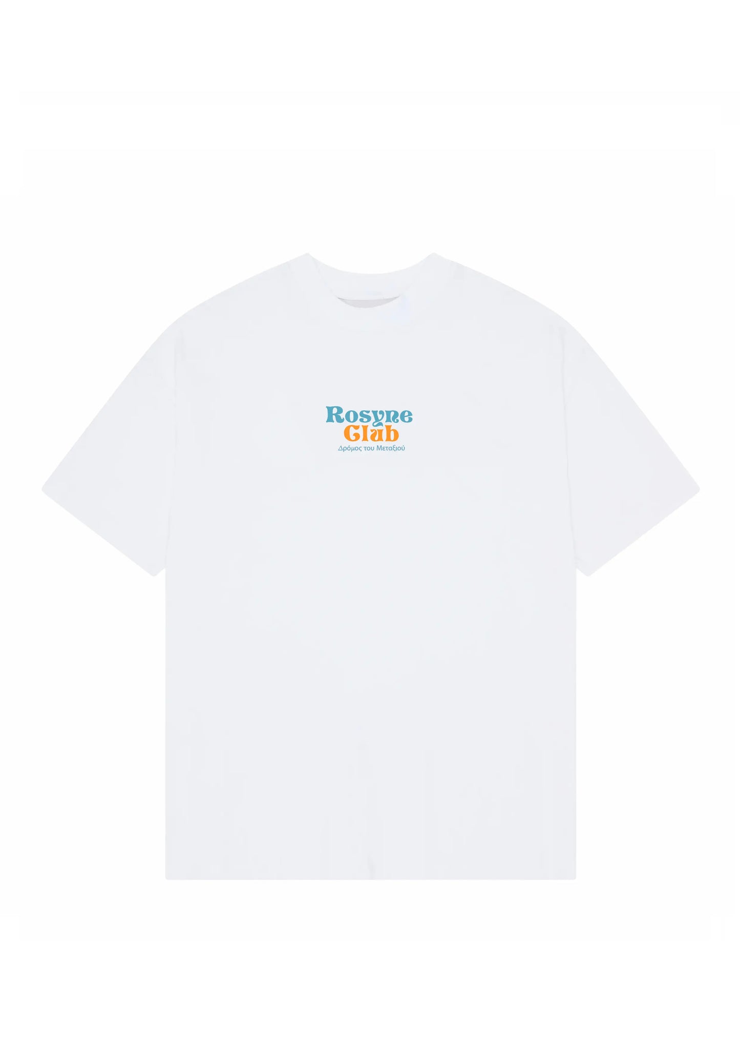 T-shirt Oversize Greece White rosyneclub