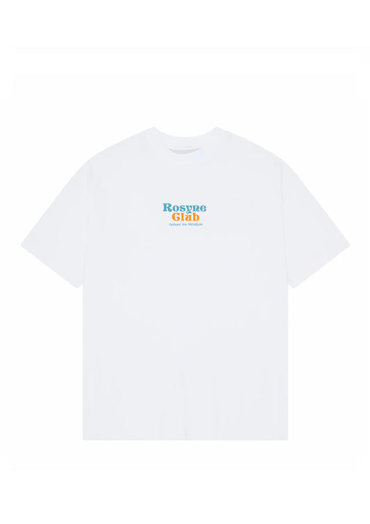 T-shirt Oversize Greece White rosyneclub
