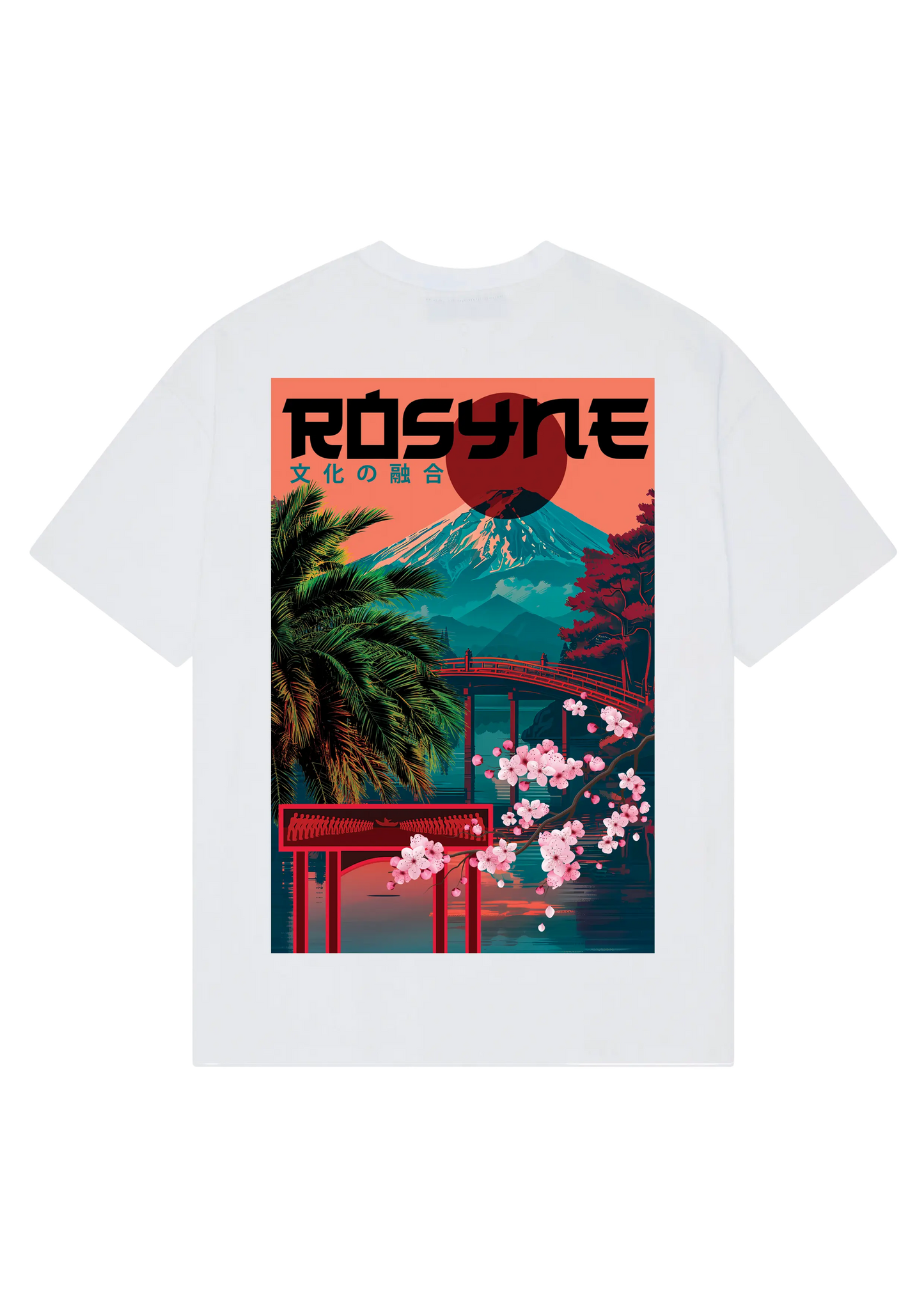 T-shirt Oversize Osaka White rosyneclub