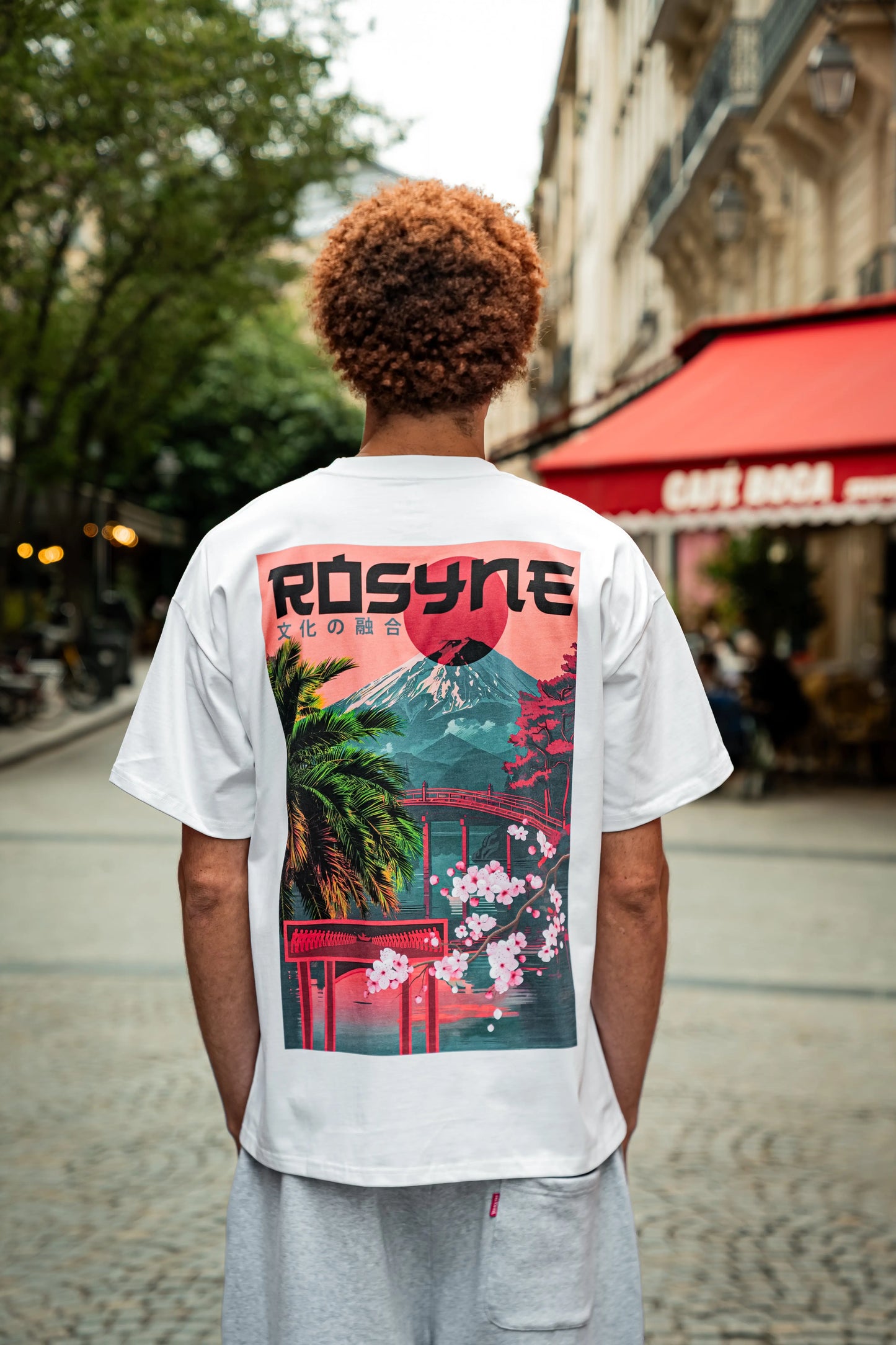 T-shirt Oversize Osaka White rosyneclub
