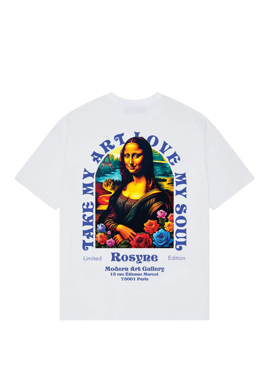 T-shirt Oversize Paris White rosyneclub